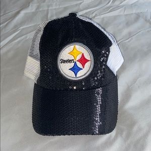 New Sequins NFL Pittsburgh Steelers Trucker Hat
